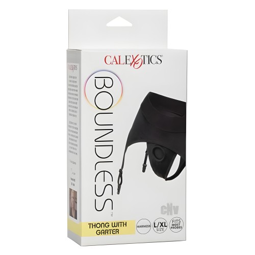 Boundless Thong w/garter L/XL