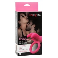 Silicone Rechargeable Triple Clit Flicker for Couples