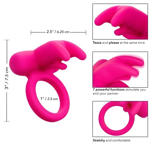 Silicone Rechargeable Triple Clit Flicker for Couples
