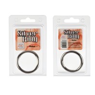 Silver Cock Ring - Medium