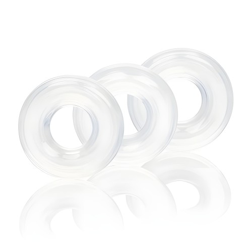 Set de 3 Anillos de Silicona Apilados - Personaliza la Comodidad