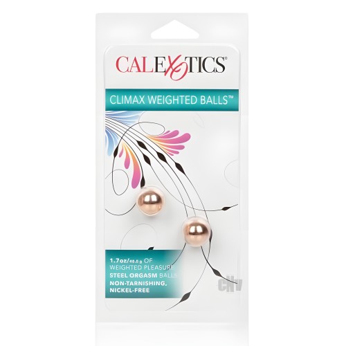 Climax Weighted Balls Stainless Steel Gold