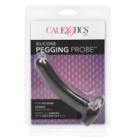 Silicone Pegging Probe Black - Thrilling Anal Pleasure