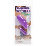Shane's World Finger Banger - Purple Vibrator
