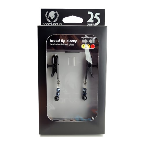 Black Beaded Nipple Clamps