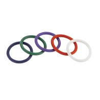 Rainbow Rubber C Ring Set 1.5 Inch