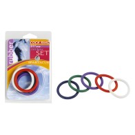 Rainbow Rubber C Ring Set 1.5 Inch