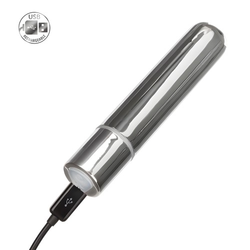Vibrador Bullet Recargable Plata
