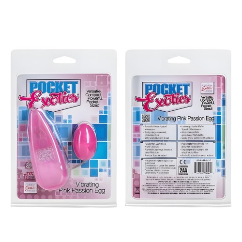 Huevo Vibrador Pink Passion de Pocket Exotics
