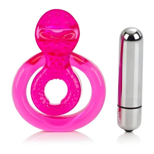 Anillo Vibrador Dual Clit Flicker