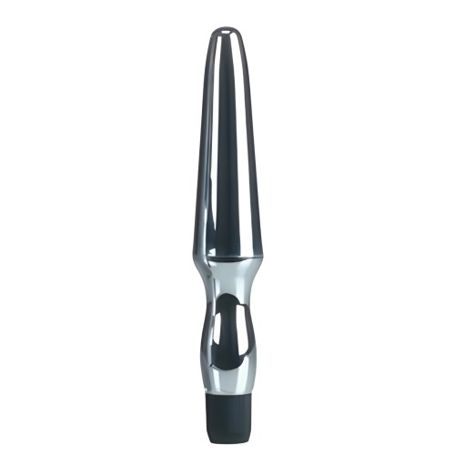 Vibrating Waterproof Anal Probe - Silver