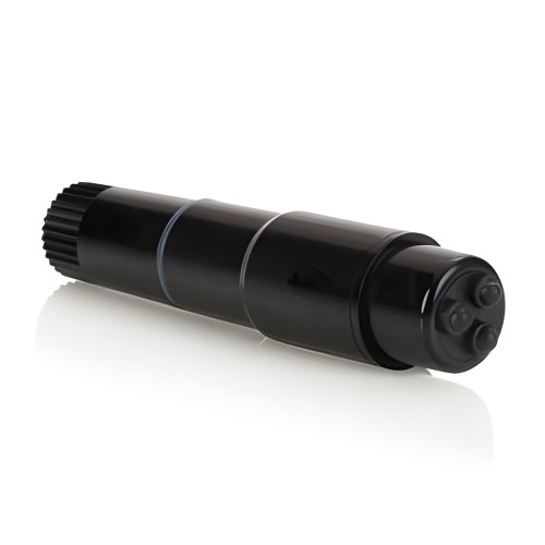 Mega Mites Negro Impermeable - Masajeador Vibrante Compacto