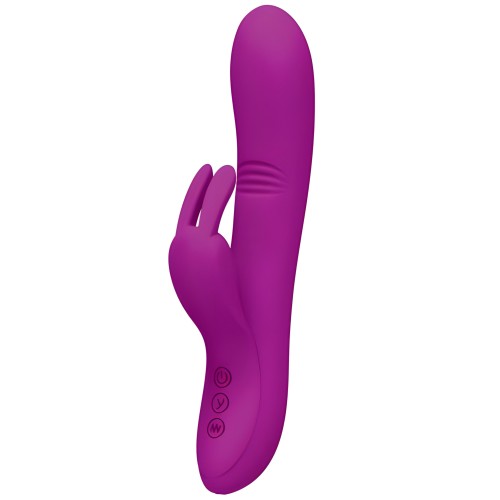 Pretty Love Dylan Rabbit Vibrator - Purple