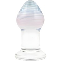 Glas Amethyst Rain Glass Butt Plug