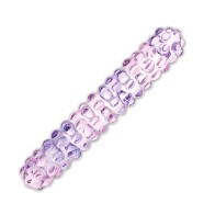 Dildo de Vidrio Purple Rose Nubby - 7 pulgadas