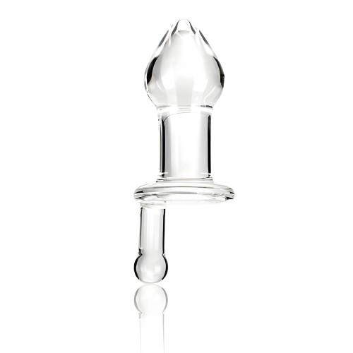 Glas 5 inches Juicer Clear Glass Butt Plug