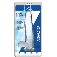 Dildo Jock C-thru - 11 Pulgadas