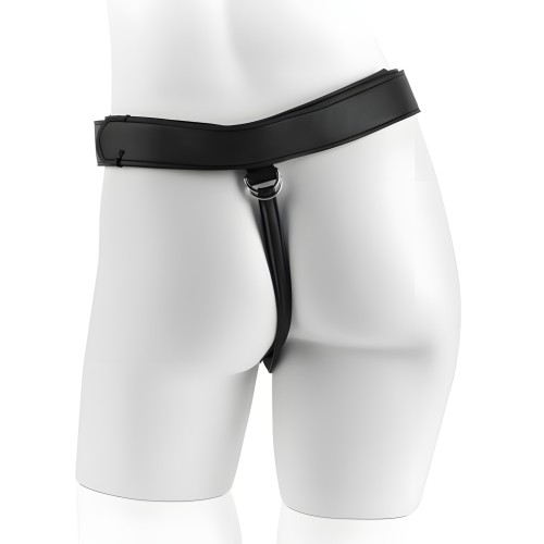 King Cock Strap On Harness with 8 Inch Cock - Tan