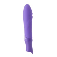 Margo Maia Silicone Textured Bullet Vibrator Purple