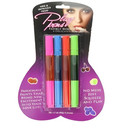 Play Pen Edible Body Paints 4 Pack