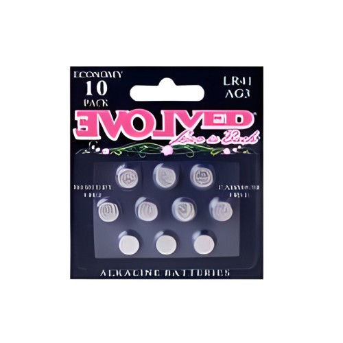 Evolved LR44 Batteries 10 Pack