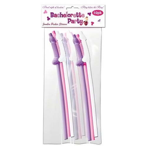 Bachelorette Flexy Super Straw Set 10 Count
