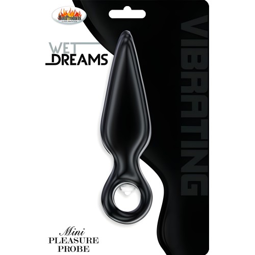 Wet Dreams Mini Pleasure Probe Negro - Estimulación Impermeable