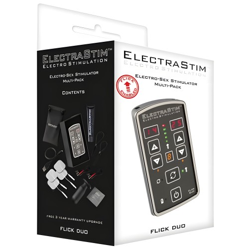 Electrastim Flick Duo Stimulator Multi Pack