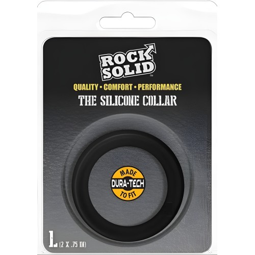 Rock Solid Silicone Black C Ring