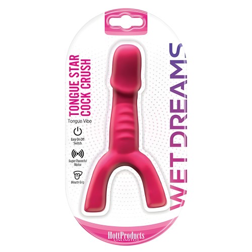 Wet Dreams Tongue Star Vibe Con Pene Rosa
