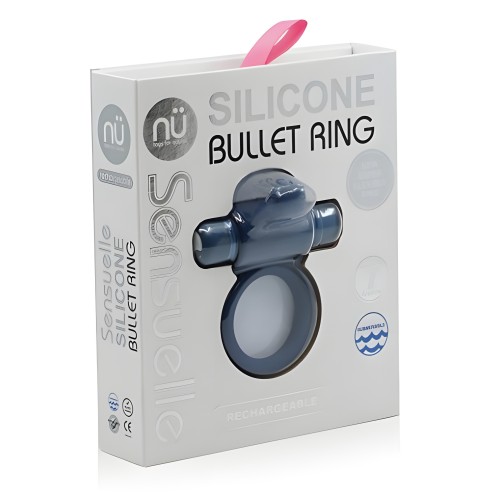 Sensuelle Bullet Cock Ring With Tongue - Powerful Vibrations