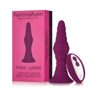 FemmeFunn Pyra Large Fuchsia - Vibrating Plug