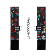 Ouch! Old School Tattoo Printed Ankle Cuffs