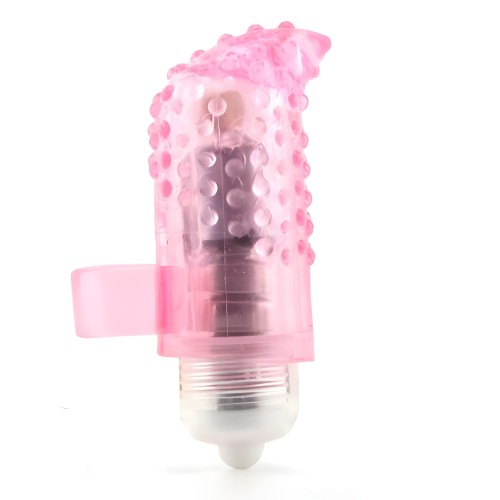 Masajeador de Dedo Frisky Light Up - Rosa