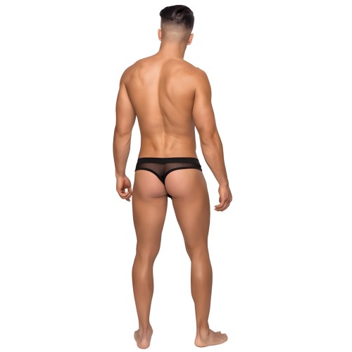 Male Power Hoser Thong Black S/M