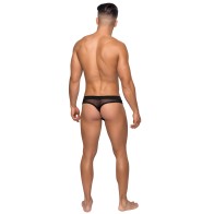 Male Power Hoser Thong Black S/M