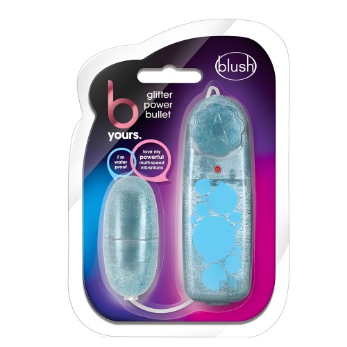 B Yours - Glitter Power Bullet - Blue