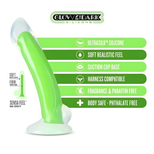 Neo Elite - Glow-in-the-dark Omnia Dildo - Neon Green