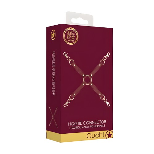 Conector de Hogtie Ouch Halo - Burdeos