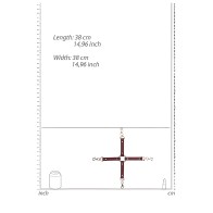 Ouch Halo Hogtie Connector - Burgundy