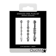 Conjunto de Plugs Metálicos para Sondeo Uretral por Shots