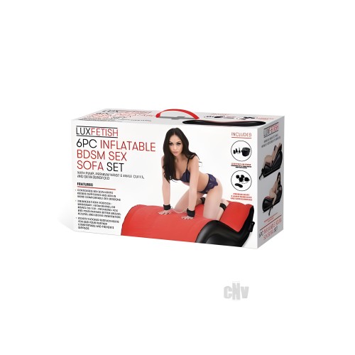 Lux Fetish 6-piece Inflatable BDSM Sex Sofa Set