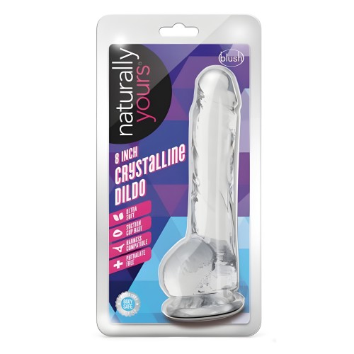 Dildo Cristalino 8" Naturally Yours - Placer Realista