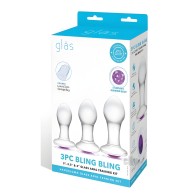 Kit de Entrenamiento Anal Glas Bling Bling