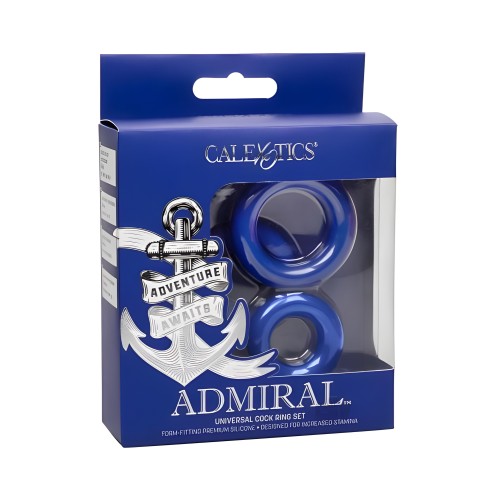Set de Anillos para el Pene Universal Admiral - Azul