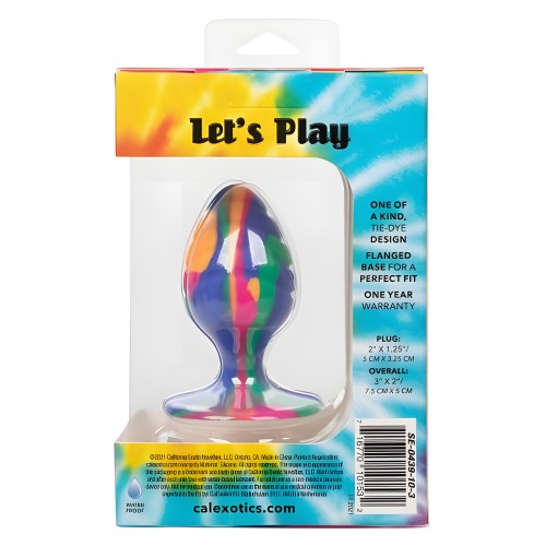 Cheeky Tie Dye Plug - Fun & Vibrant