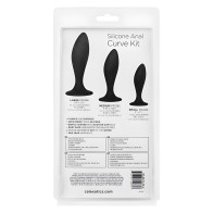 Silicone Anal Curve Kit Black