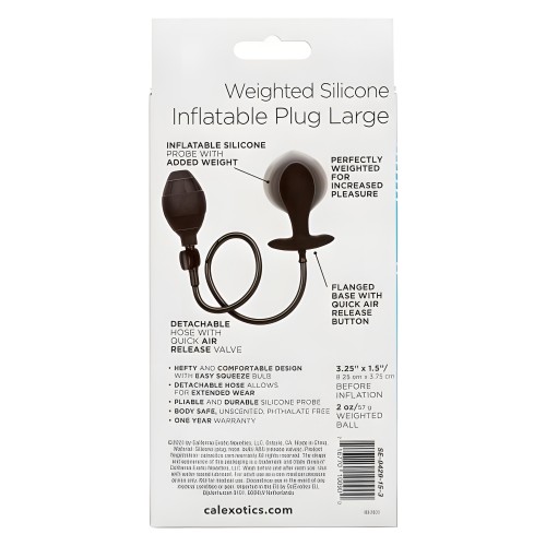 Plug Inflable de Silicona Pesado