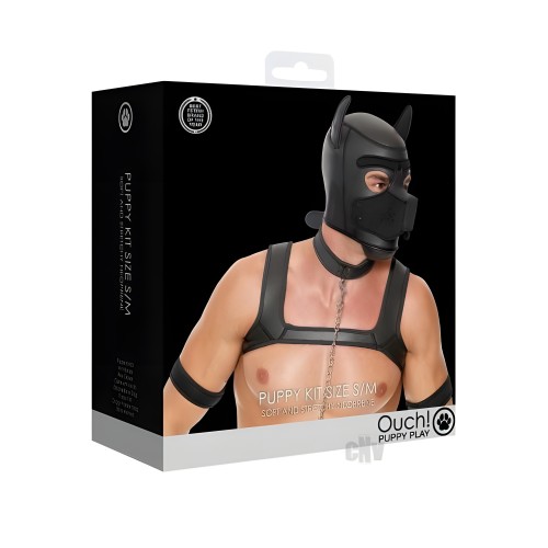 Ouch Neoprene Puppy Kit S/M Black