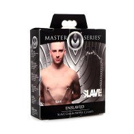 Ms Enslaved Slave Chain Silver - Nipple Clamps
